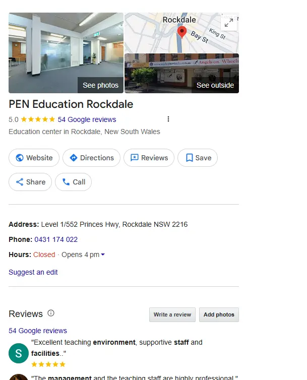 Google Business Listing
